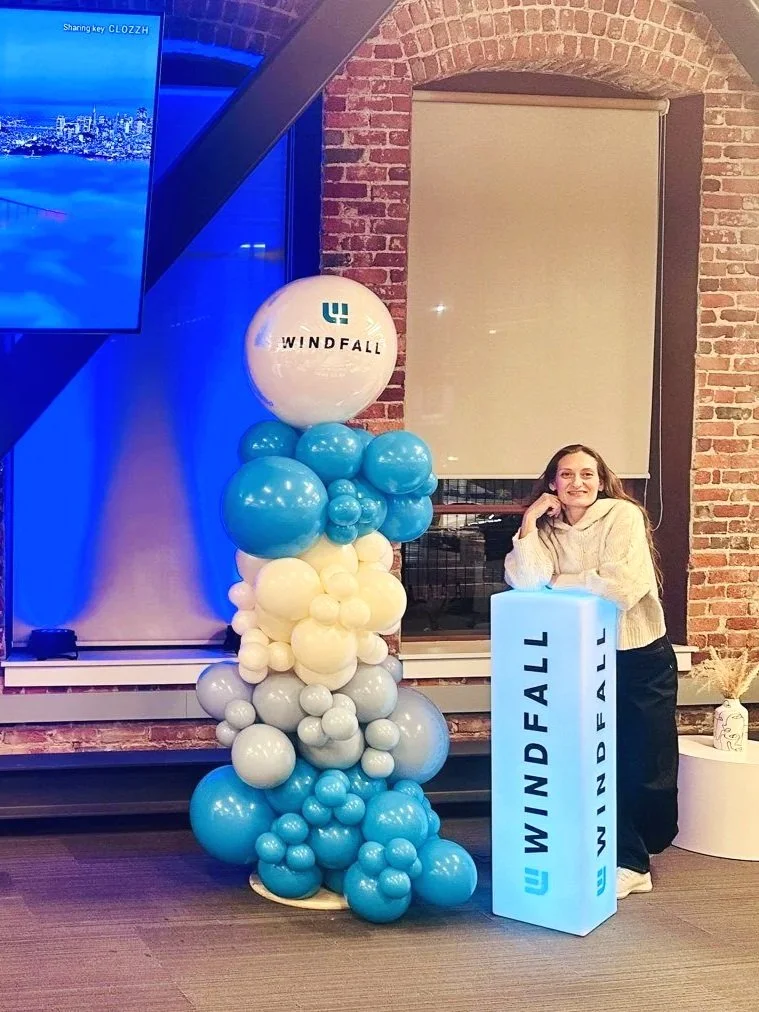 Windfall Corporate Presentation Balloon Columns