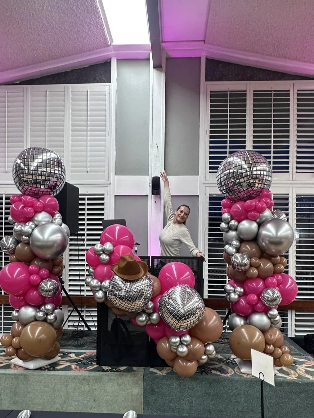 Corporate Wild West Disco Balloon Columns | California