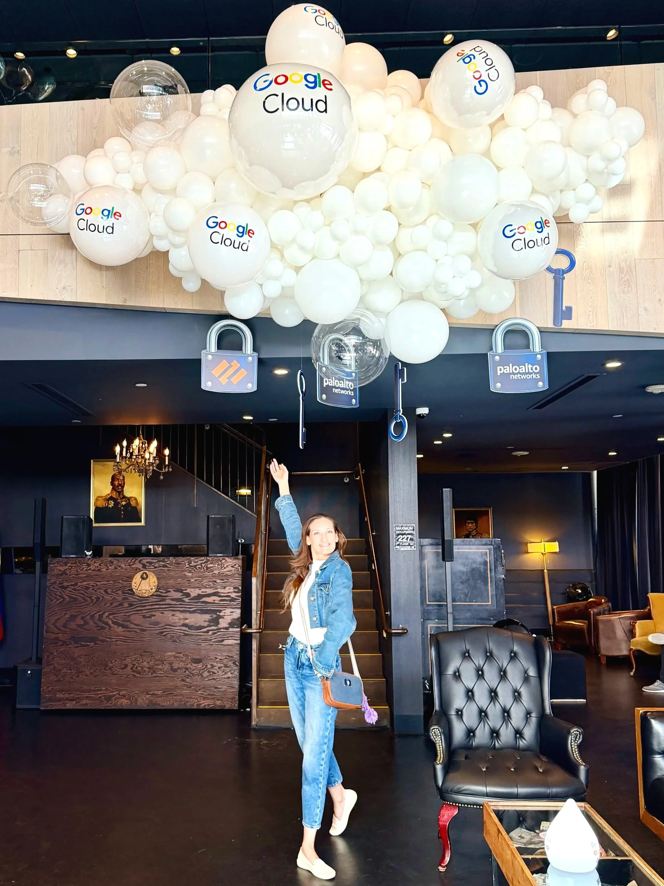 Google Cloud Conference Decor at Moscone Center | Corporate Event Design San Francisco
