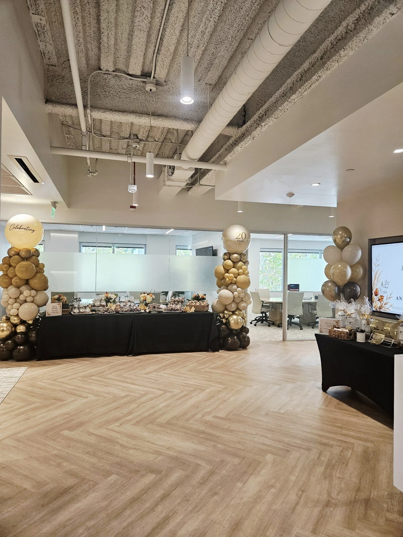 Summit Financial Group 20 Year Anniversary Event Decor
