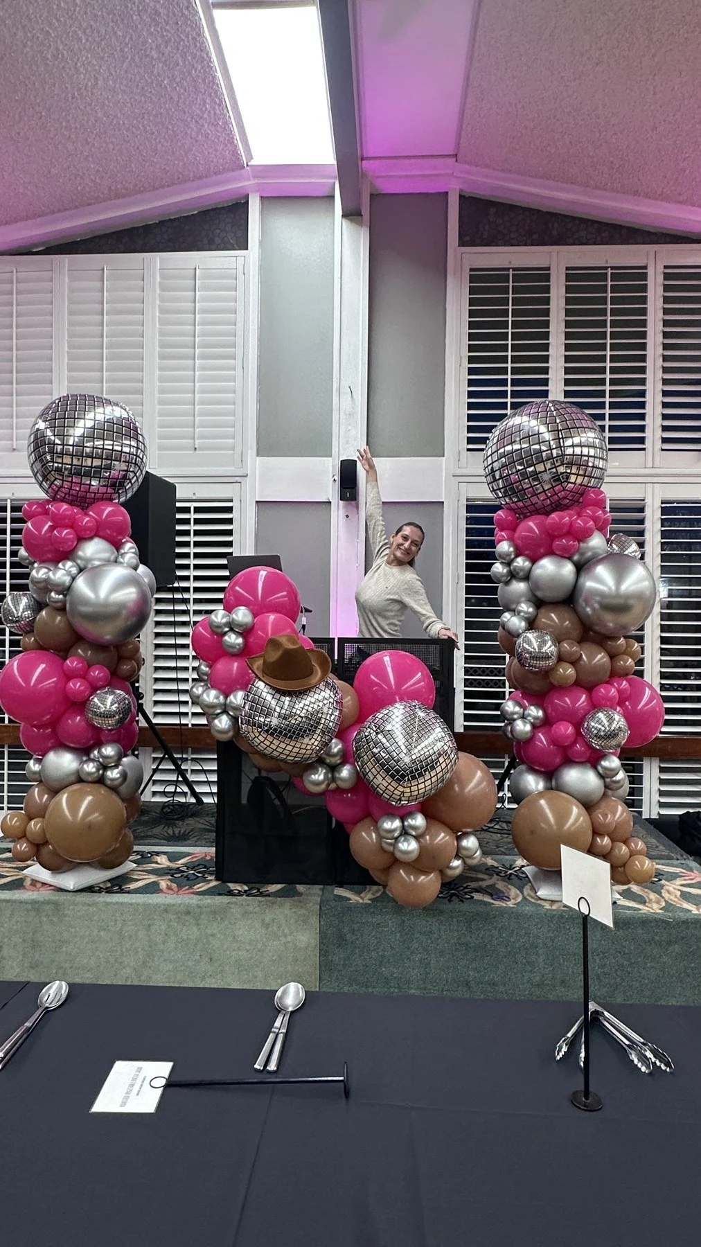 Corporate Wild West Disco Balloon Columns | California