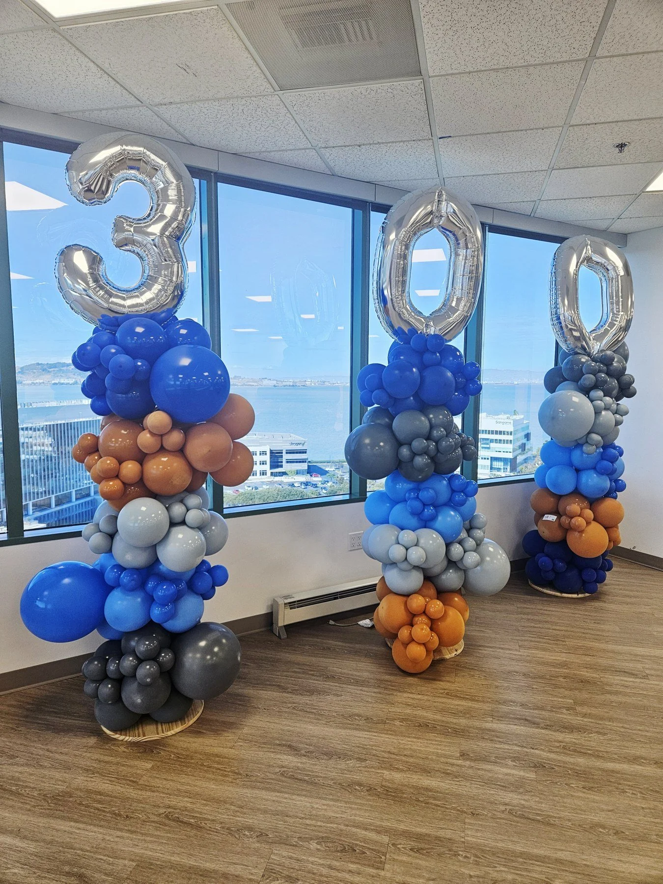 Corporate 300 Celebration Balloon Columns | Bay Area