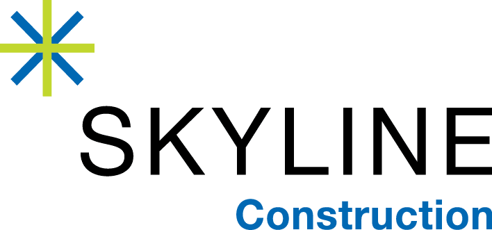 Skyline Construction logo, corporate event client of Balloon Decor in the San Francisco Bay Area.