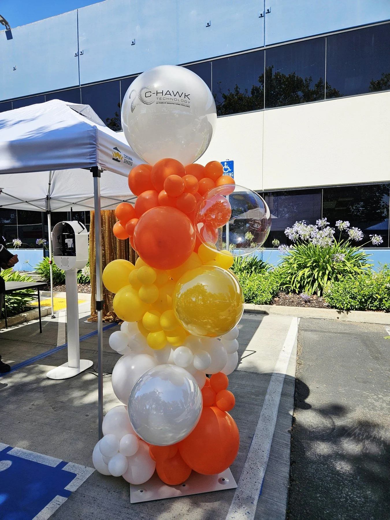 C-Hawk Technology Corporate Event Balloon Column