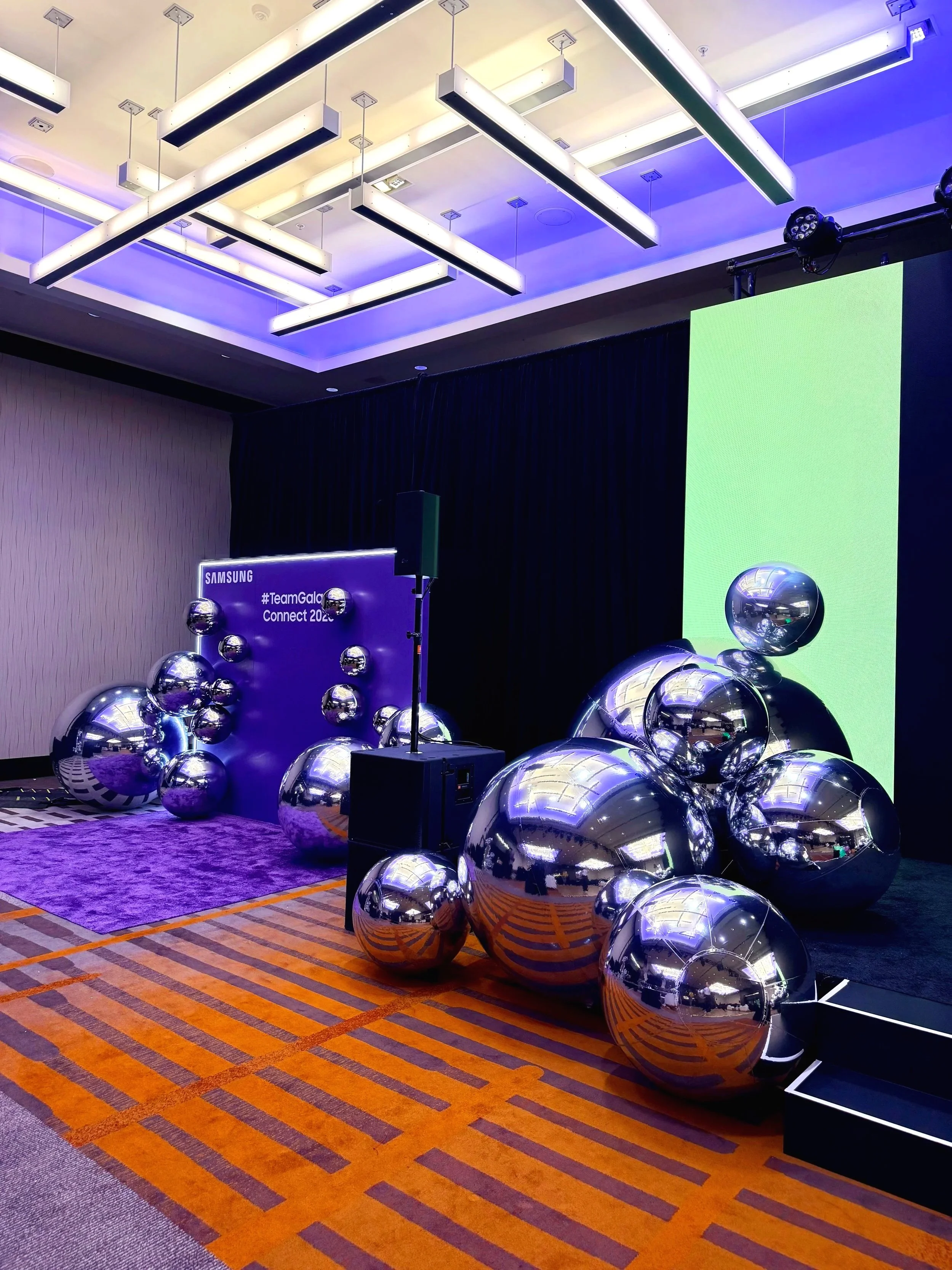 Samsung Product Launch Event Decor in San Francisco | Brand Activation Design