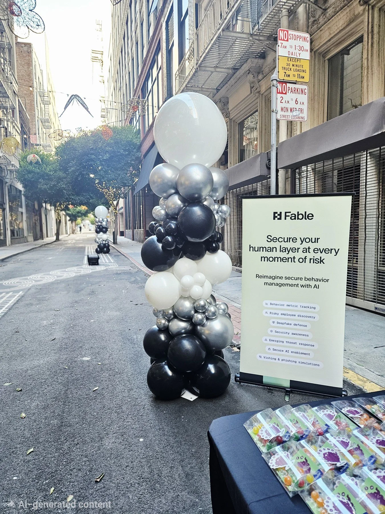 Fable Tech Event Balloon Column | San Francisco