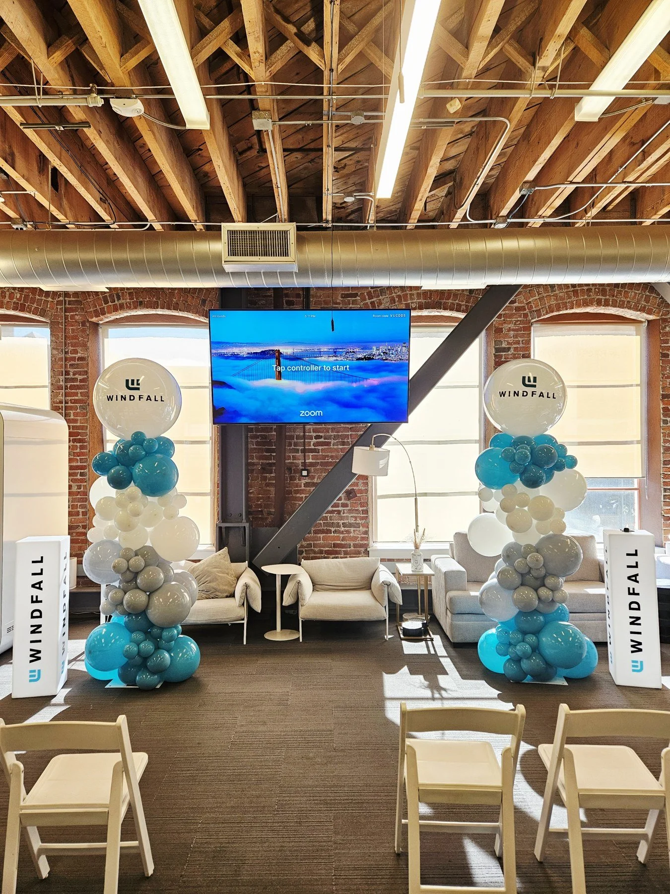 Windfall Corporate Presentation Balloon Columns