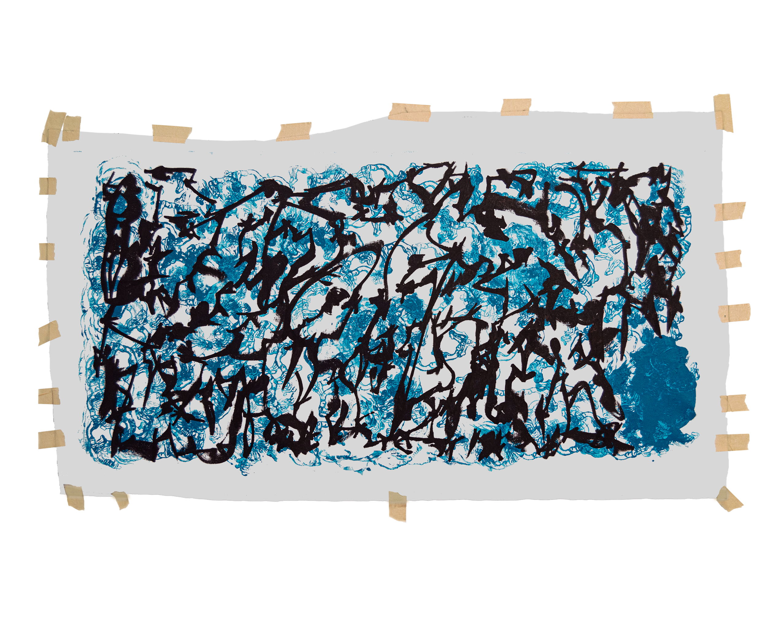 ET1 (Ecosistema turbio), 2026.

Acrílico sobre lienzo. 40 x 100 cm.
