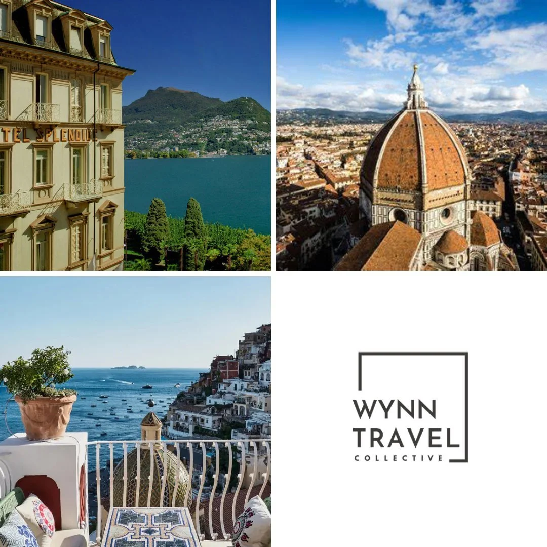 Just Booked!  Lugano &rarr; Florence &rarr; Rome &rarr; Amalfi 
✨ I am so excited for my clients to experience the magic of the Swiss Alps and the riches of Italy.  From the serene lakeside beauty of Lugano to the art-filled streets of Florence, the 