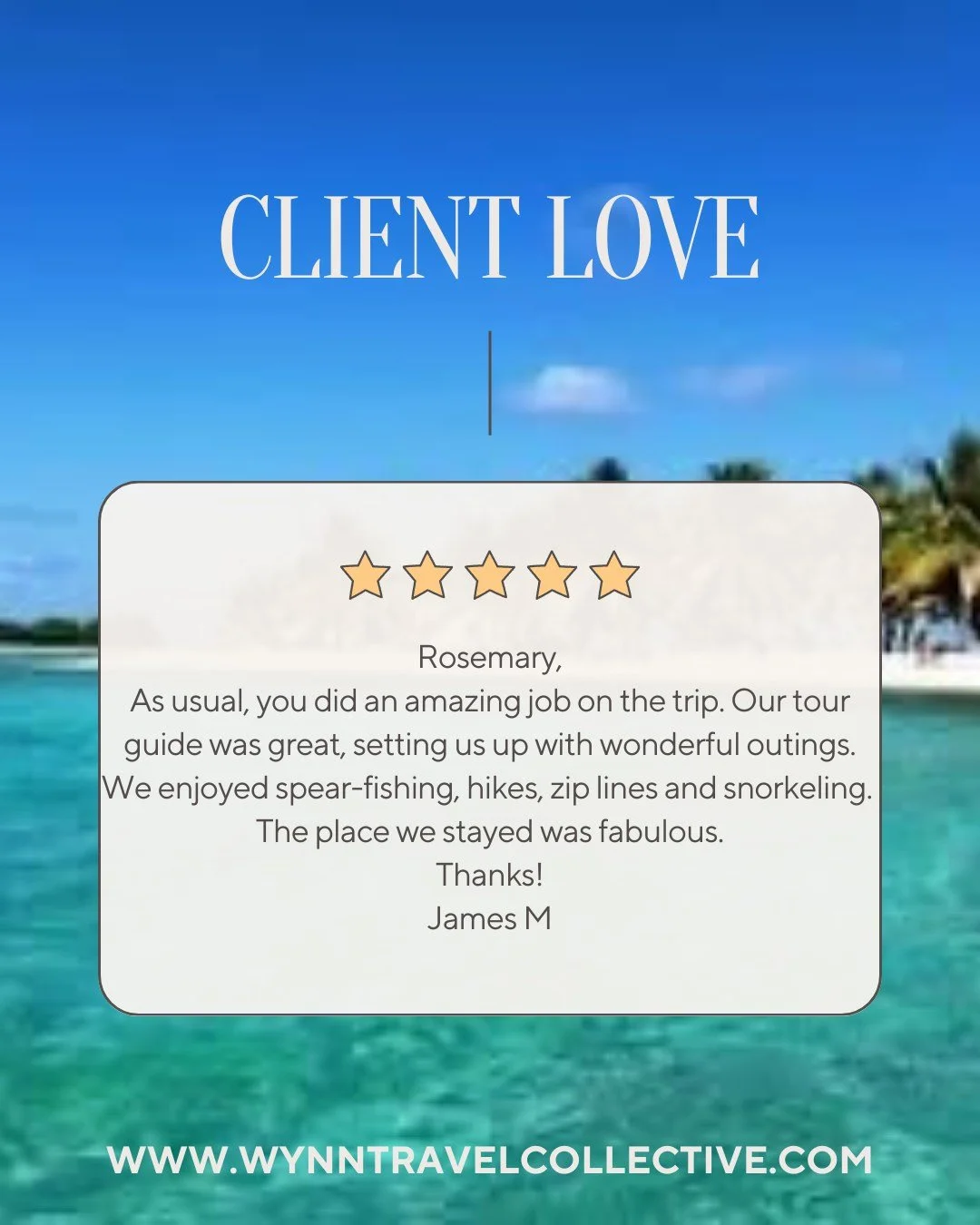 Our clients are at the heart of everything we do. Knowing that your vacation time is precious&mdash;and often long-awaited&mdash;drives us to make every detail count. Creating unforgettable travel experiences for you isn&rsquo;t just our job; it&rsqu