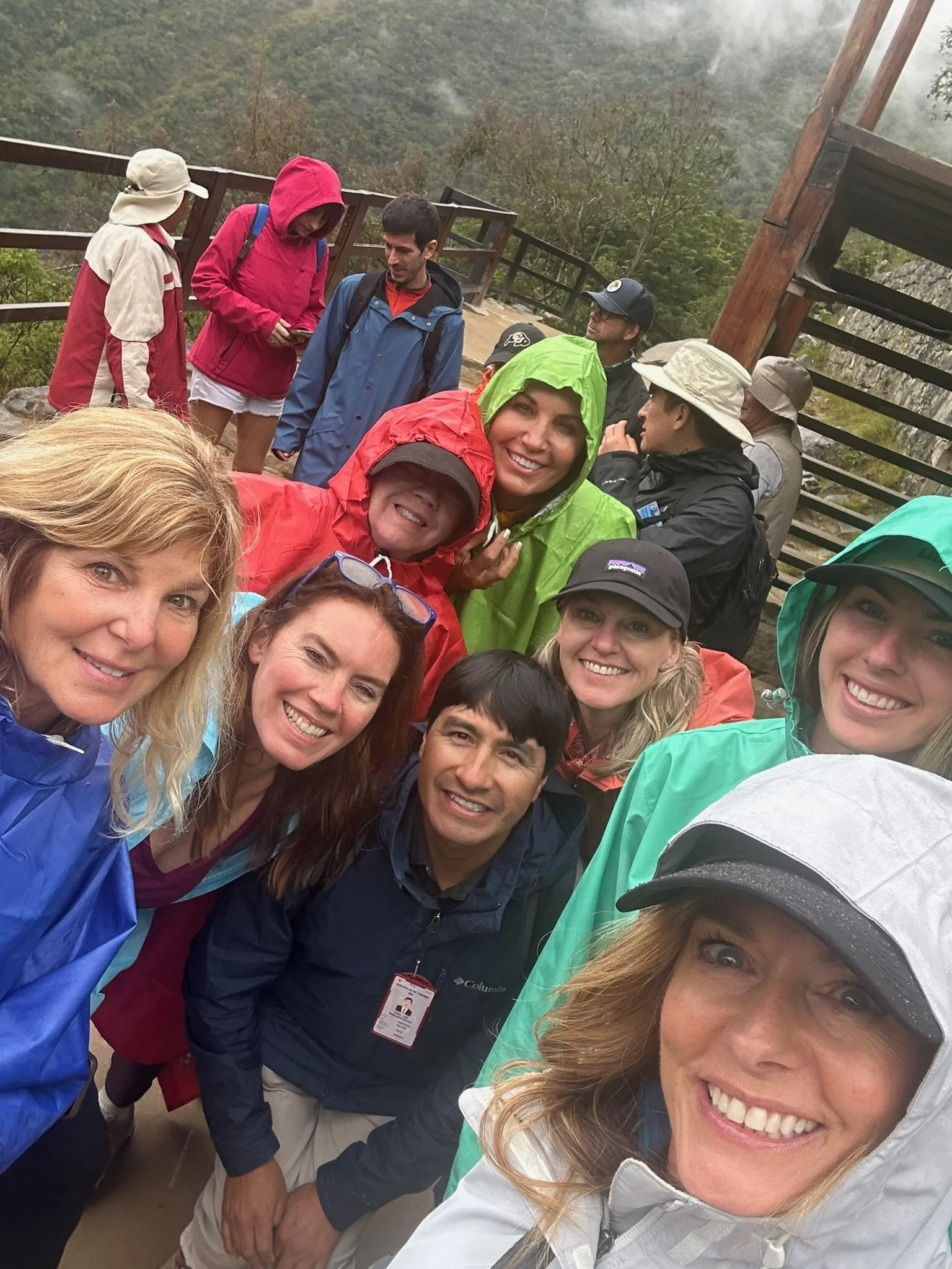peru group travelers tour guide