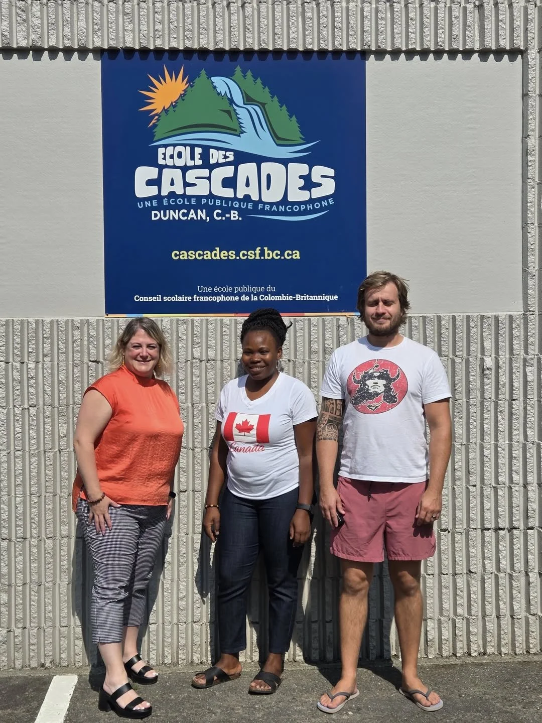 Visite à l’école des Cascades