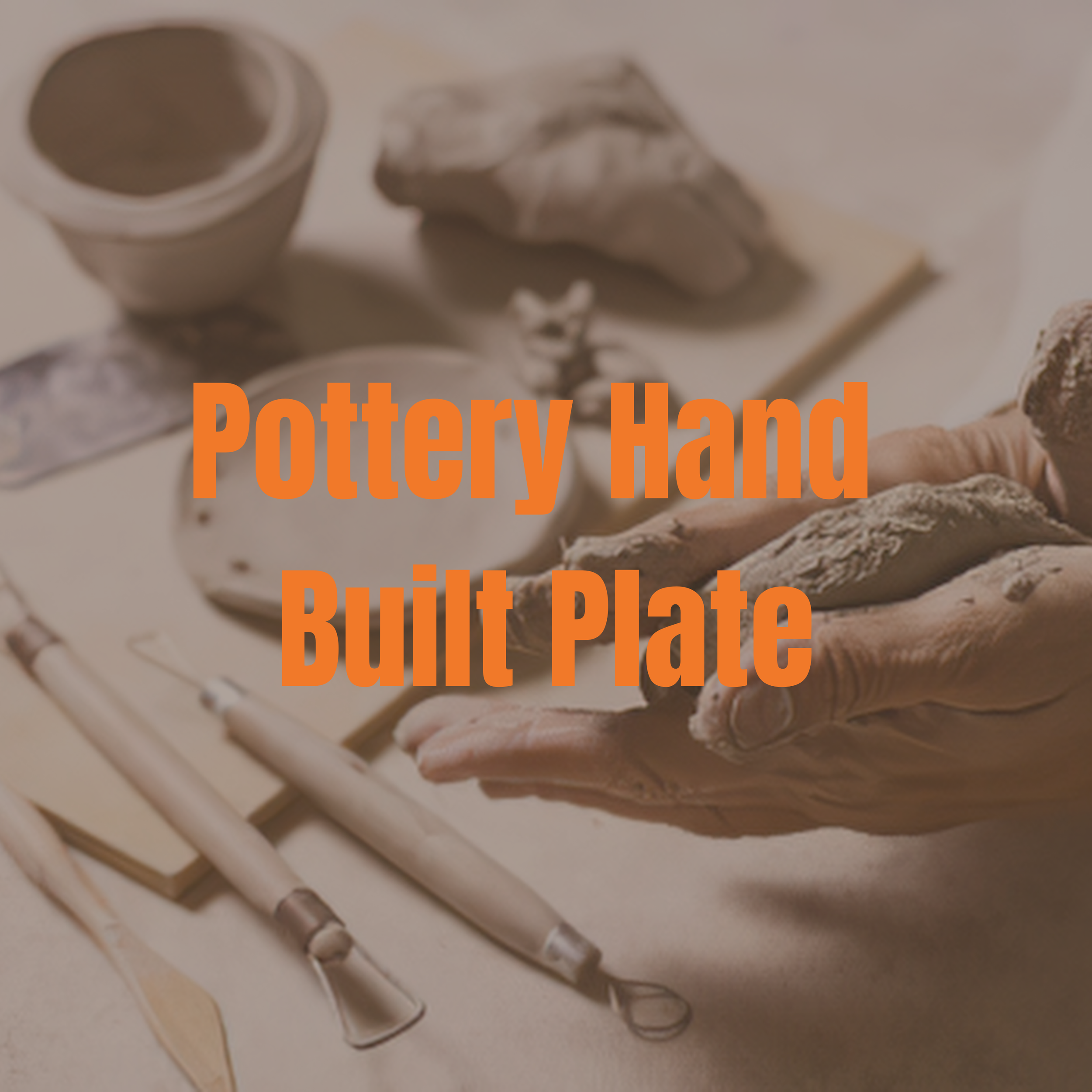 Pottery Hand-Built Plate | Thu, Nov 12th, 6-8 PM