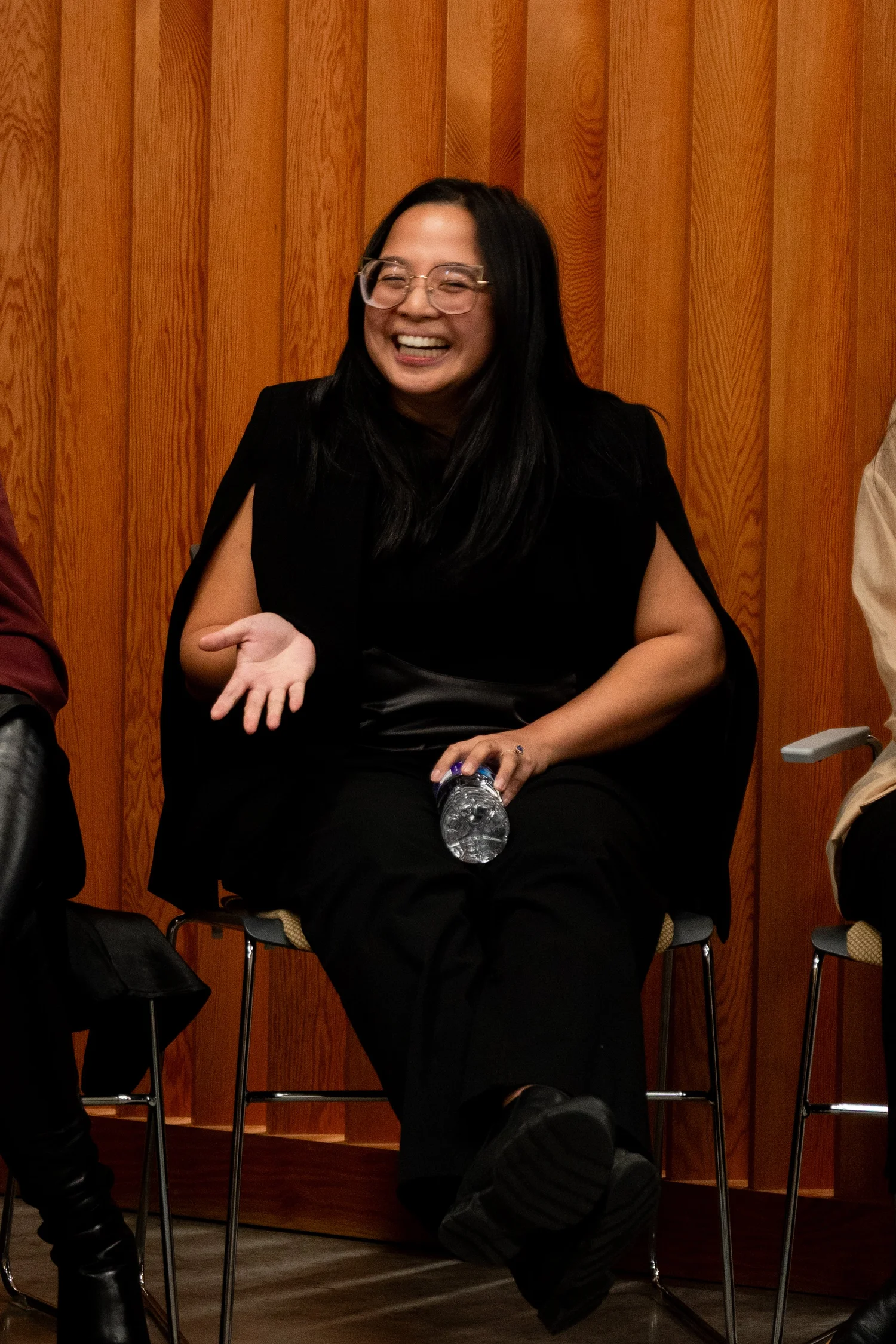 A panelist speaking at PERMANENCE
