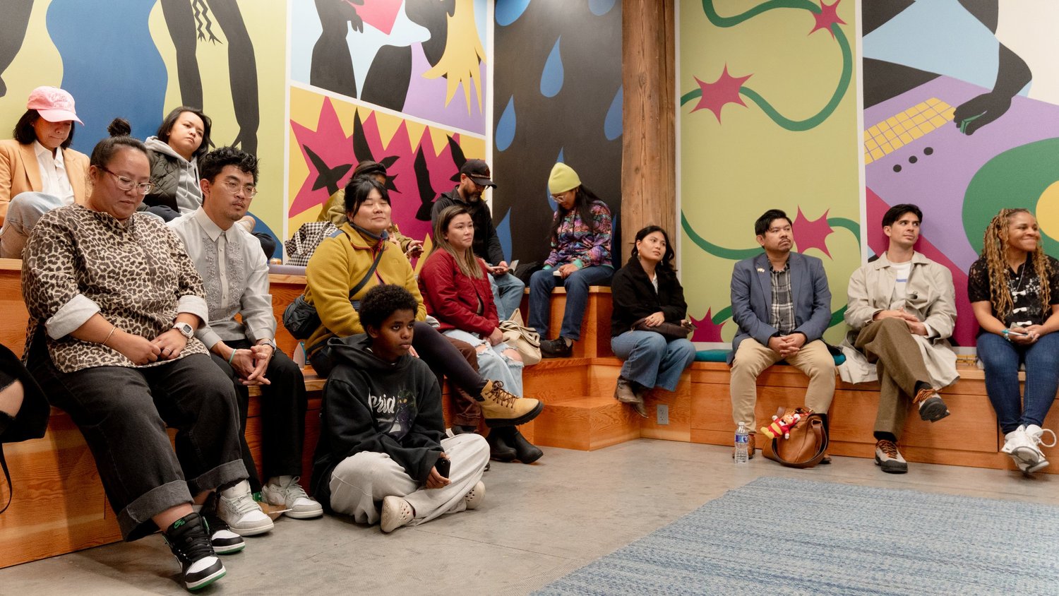 Panelists in conversation at PERMANENCE