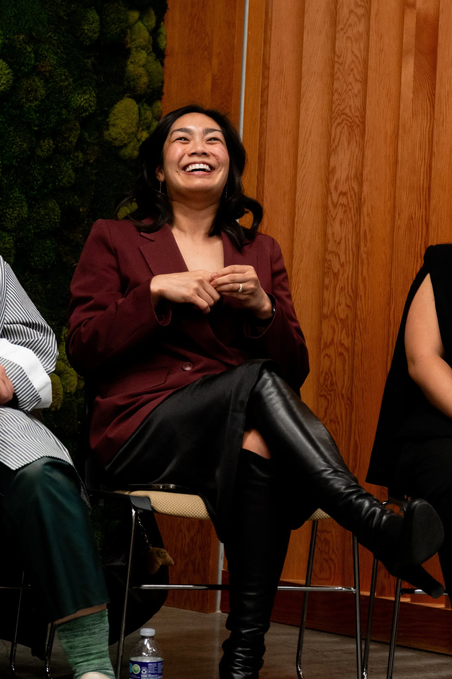 Panelists in conversation at PERMANENCE