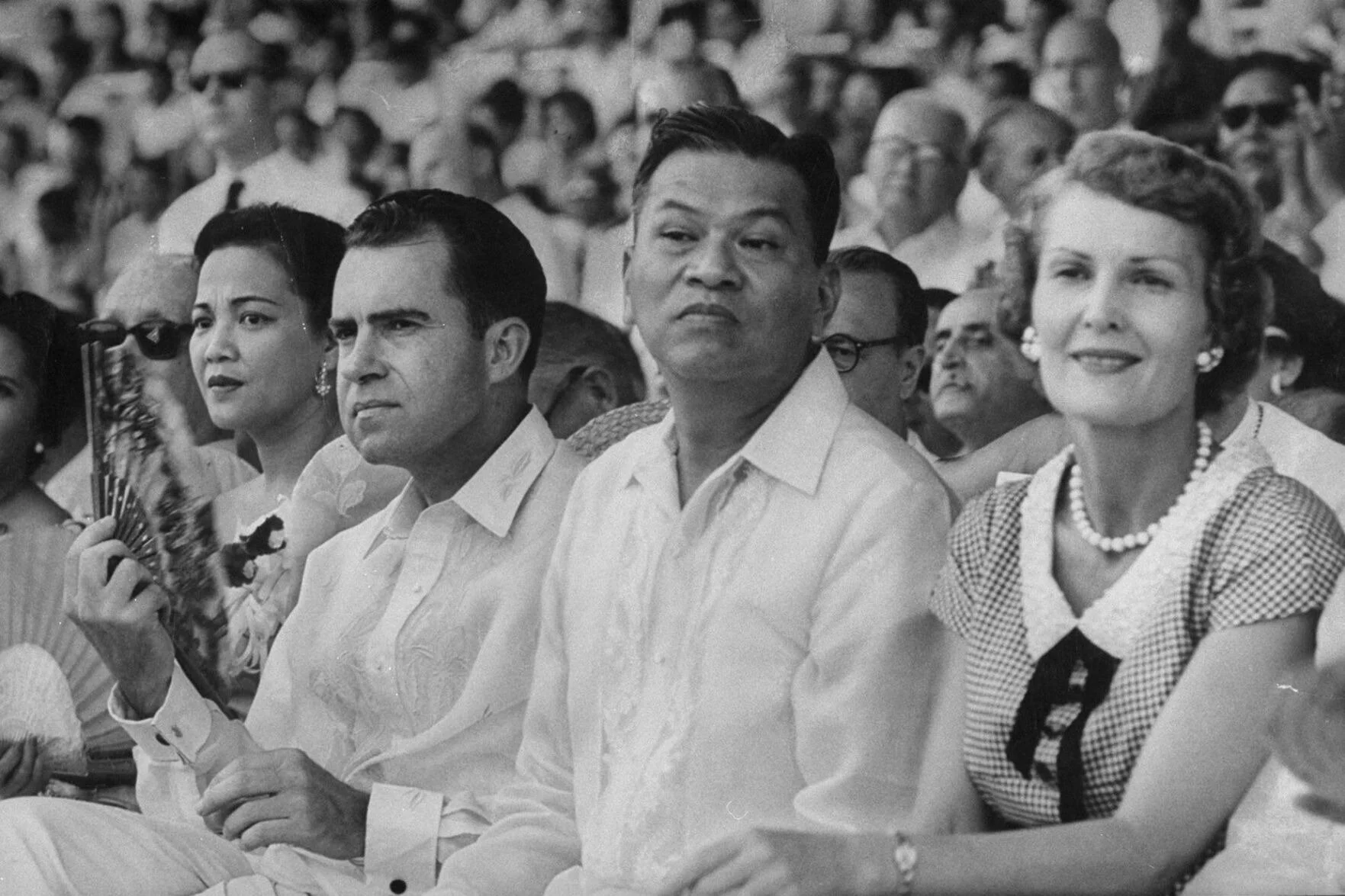 Group of dignitaries at a formal event