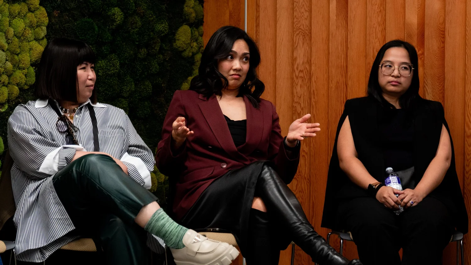 Panelists in conversation at PERMANENCE