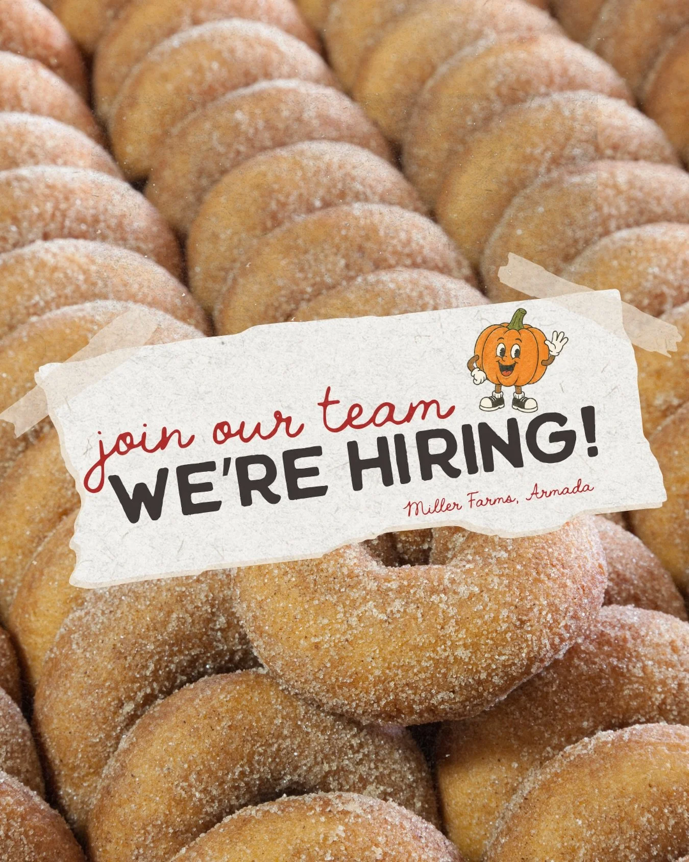 Fall is coming to Miller Farms, and we&rsquo;re hiring!

We&rsquo;re looking to add to our team for the upcoming season at our farm in Armada, MI.

We&rsquo;re hiring for:

🍻Bartenders
Friday, Saturday &amp; Sunday
Must be 18+

🍔Kitchen Help
Experi