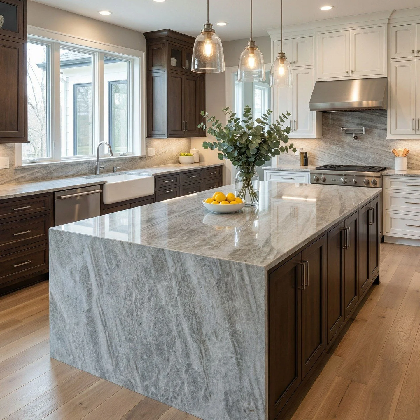 Looking for something unique but still on-trend with the warm taupe / Taj Mahal aesthetic everyone is asking for?

Introducing 'Taj Pearl': our newest exclusive quartzite from Brazil!

Soft pearl-taupe tones, intricate crystalline movement, and a lum