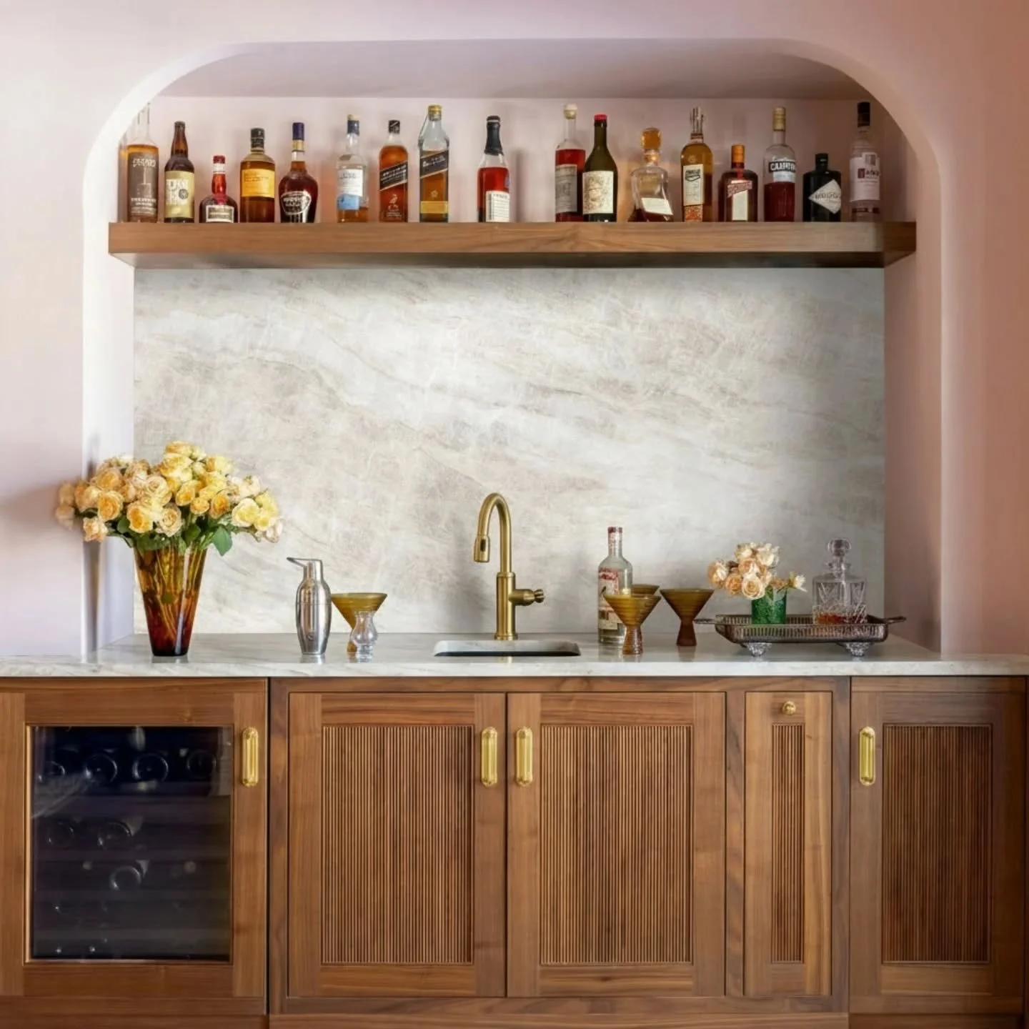 Taj Supreme Quartz by Orris Surfaces combines natural stone inspired movement with the consistency and full-body performance designers and fabricators love.

Now available in Polished and Silk finishes. Contact us for pricing and dealer information.
