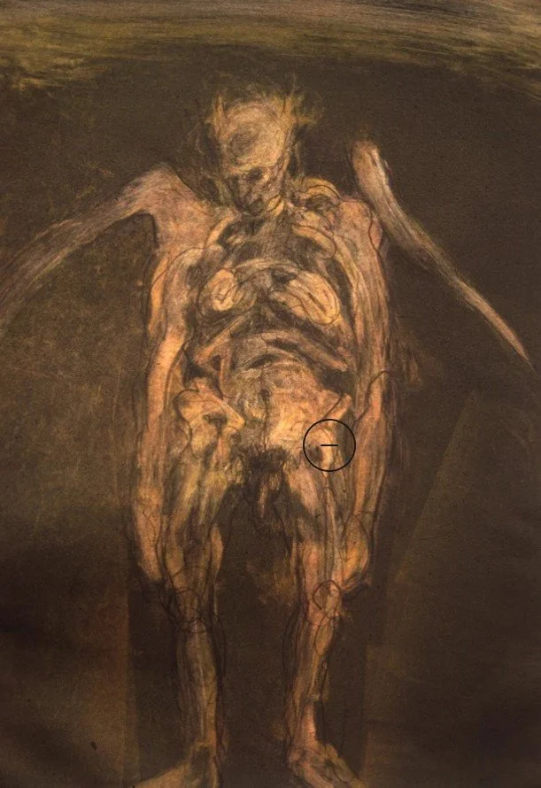 DARK ANGEL
Monotype on Arches
11" x 15"
c. 1993
Collection of Drew O., Florida, USA