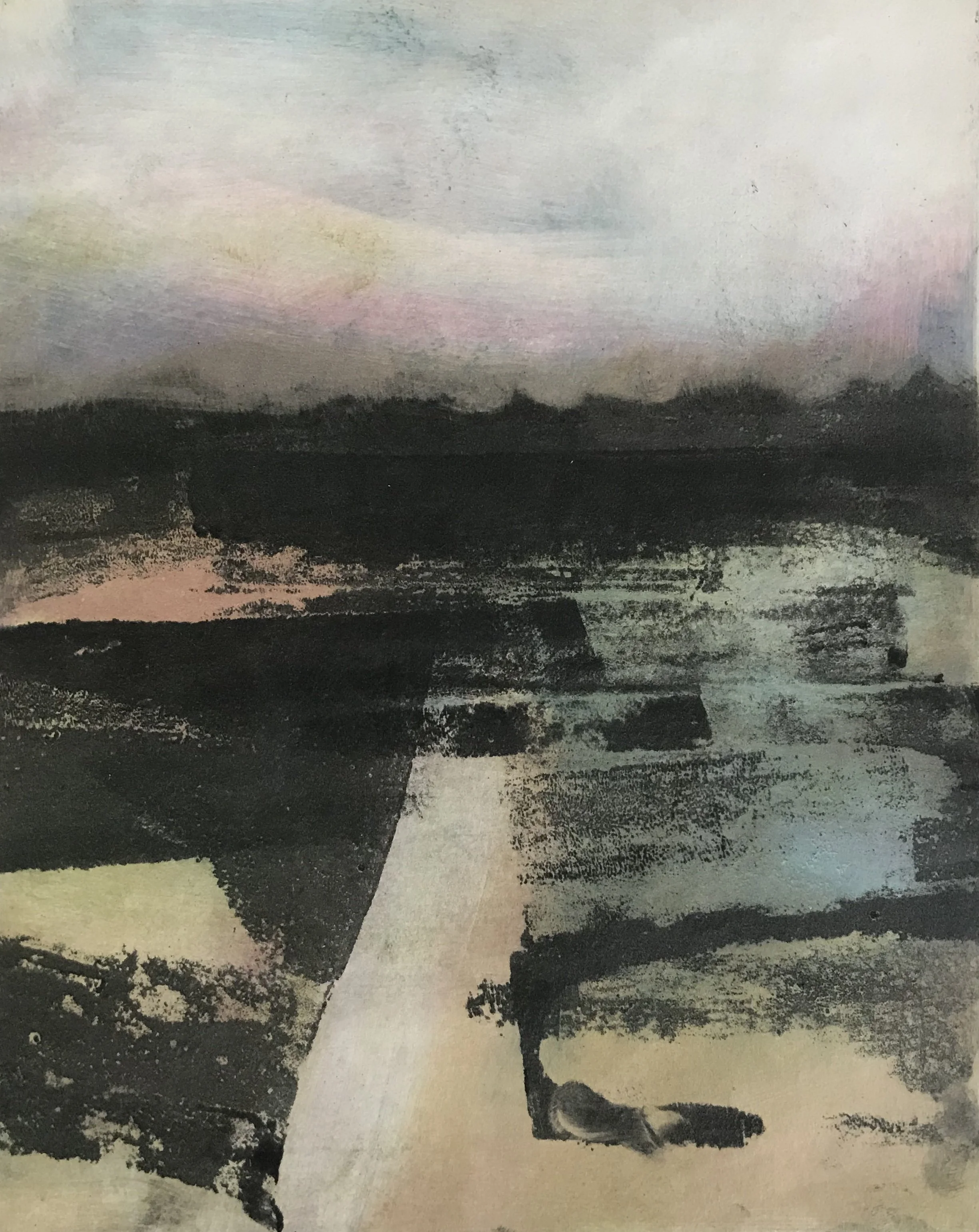 ATMOSPHERIC WATER
Monotype on Rives B.F.K.
11" x 15"
c. 2015