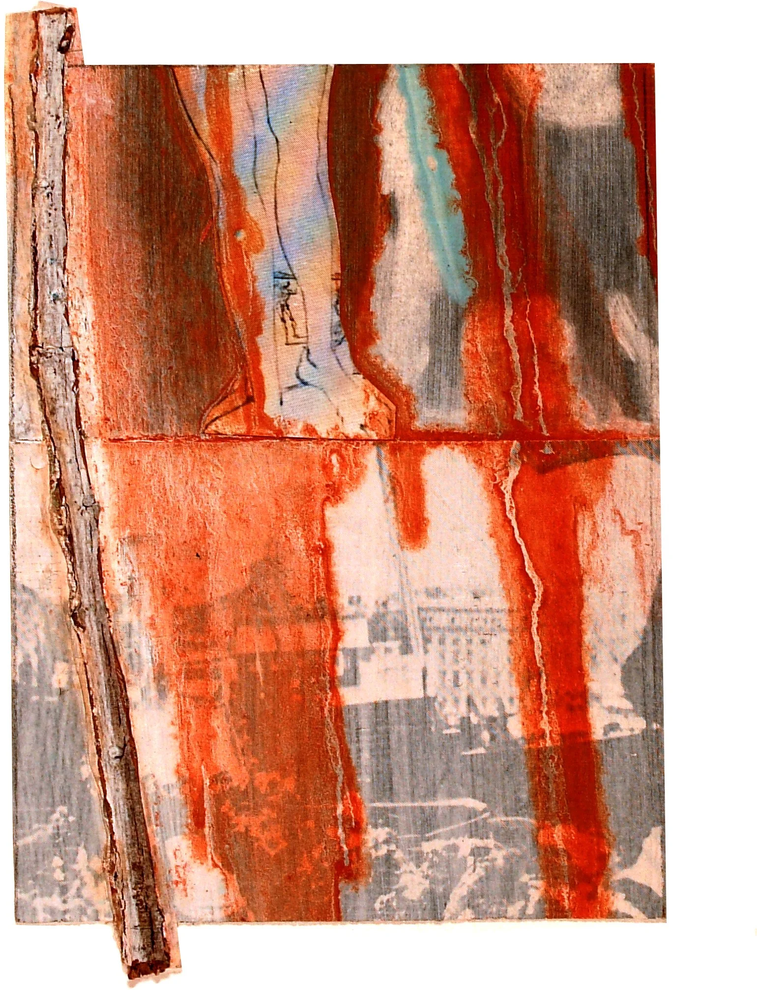 LAND, SEA, SKY
Monotype, oil paint and water on Rives B.F.K.
3.5" x 4.5"
c. 2001