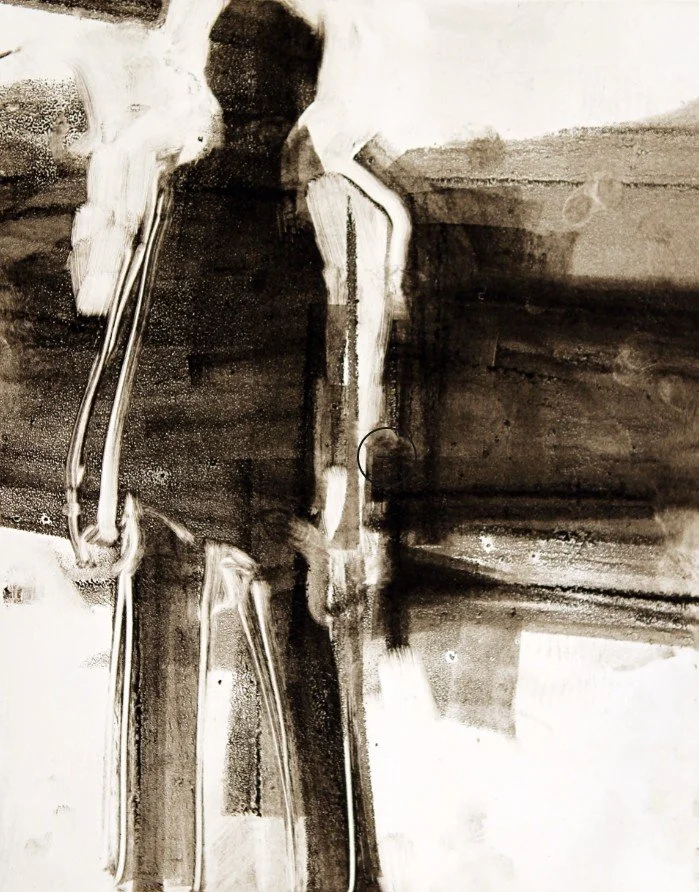 STANDING MAN
Monotype on Rives B.F.K.
11" x 15"
c. 2008