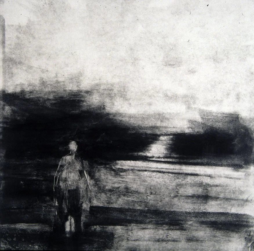 FIGURE IN A LANDSCAPE
Monotype
12" x 12"
c. 2001
Collection of Erin B. Florida, USA