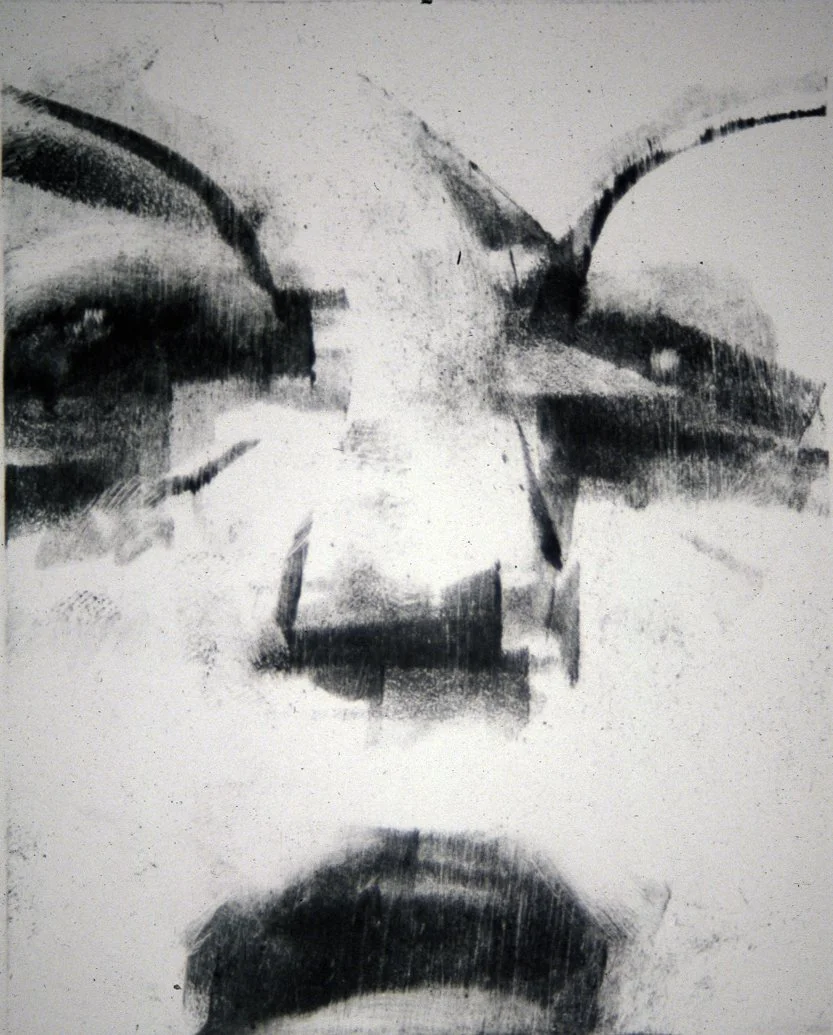 FACED
Monotype on Rives B.F.K.
6" x 8"
c. 1999