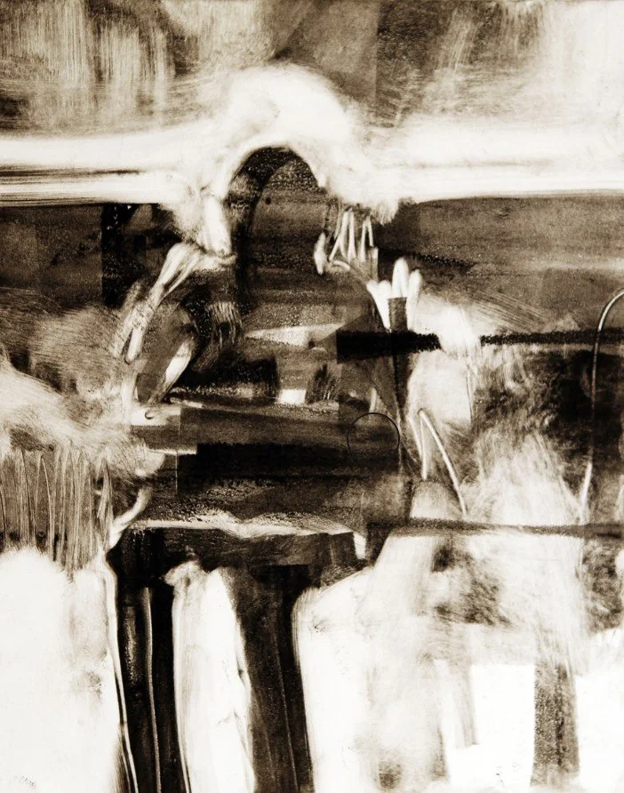 LAZARUS SEATED
Monotype on Rives B.F.K.
11" x 15"
c. 2008