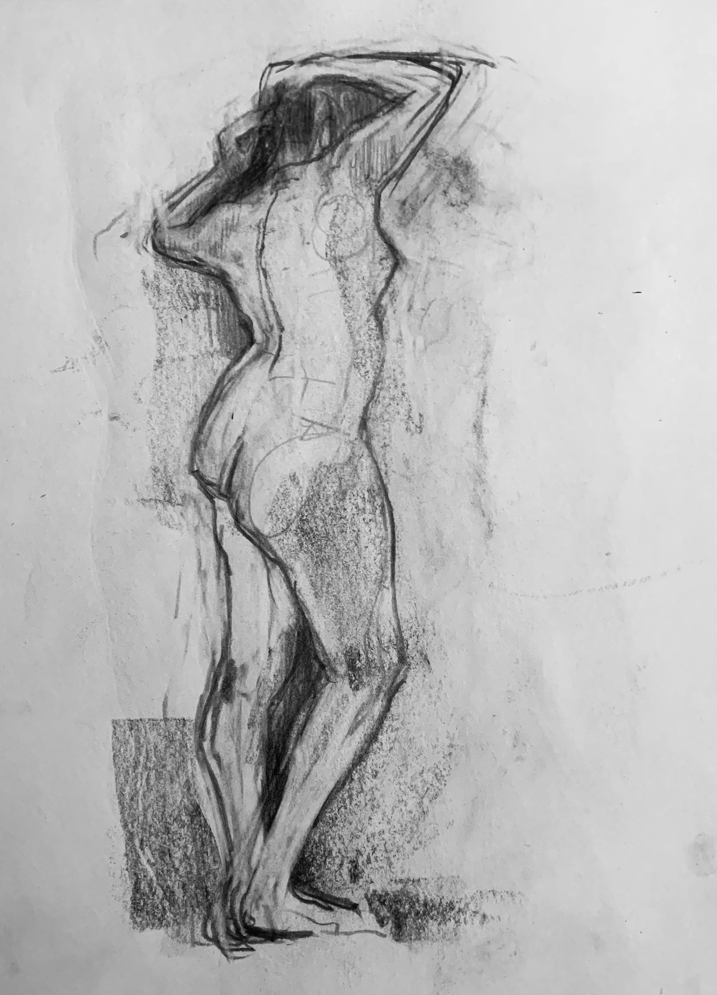 FIGURE COUNTERPOINT
Graphite
11" x 14"
c. 2022