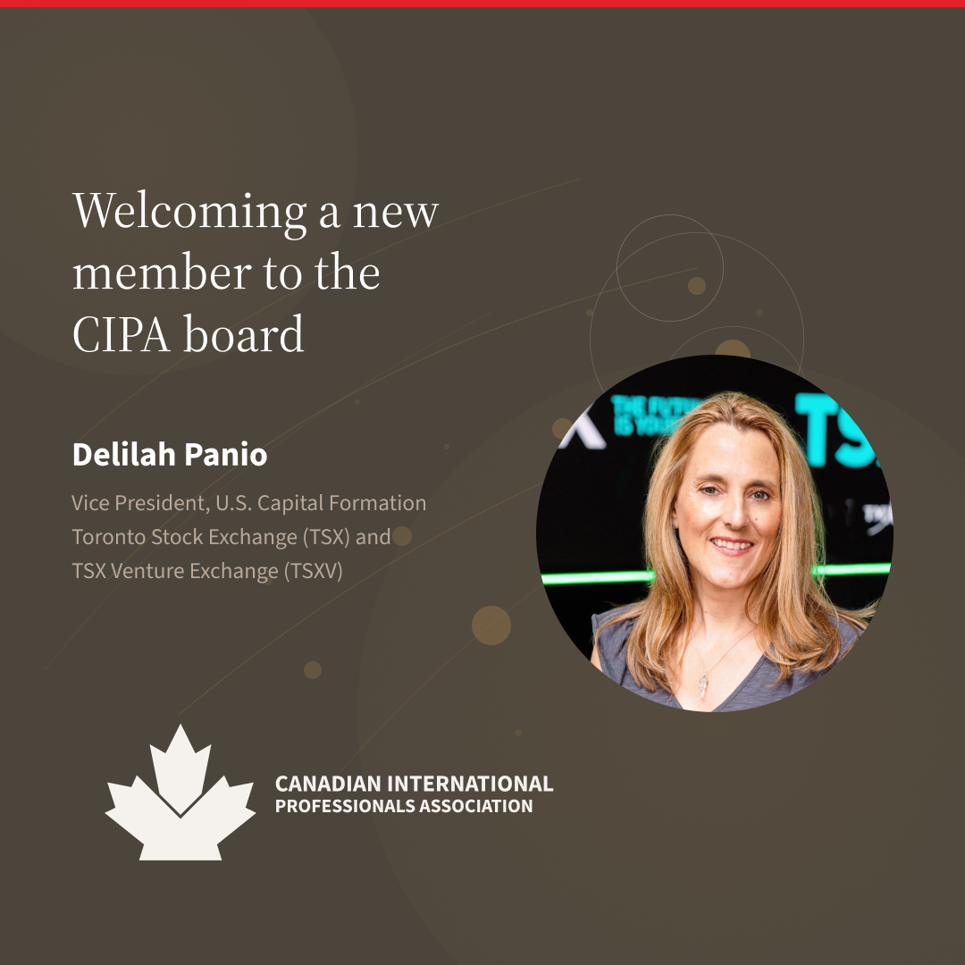 Welcoming Delilah Panio to the CIPA Board of Directors