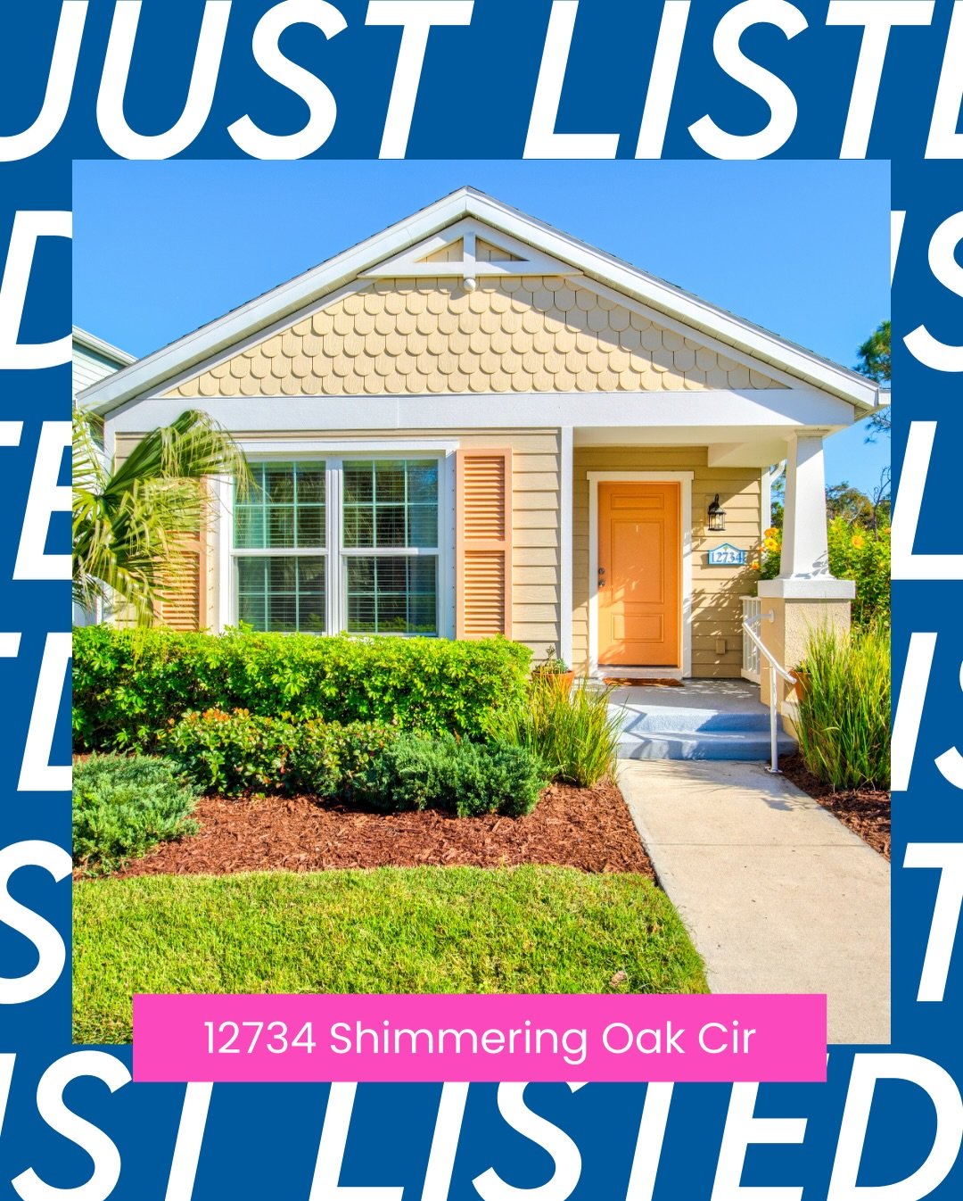 ✨ 𝗖𝗼𝘁𝘁𝗮𝗴𝗲 𝗰𝗵𝗮𝗿𝗺 𝗺𝗲𝗲𝘁𝘀 𝗿𝗲𝘀𝗼𝗿𝘁-𝘀𝘁𝘆𝗹𝗲 𝗹𝗶𝘃𝗶𝗻𝗴 ✨⁣
⁣
Enjoy peaceful pond views and glowing sunsets from the front porch of this picture-perfect corner-lot home in the 𝗴𝗮𝘁𝗲𝗱 𝗚𝗿𝗮𝗻𝗱 𝗣𝗮𝗹𝗺 community. 🌅💙⁣
⁣
This 