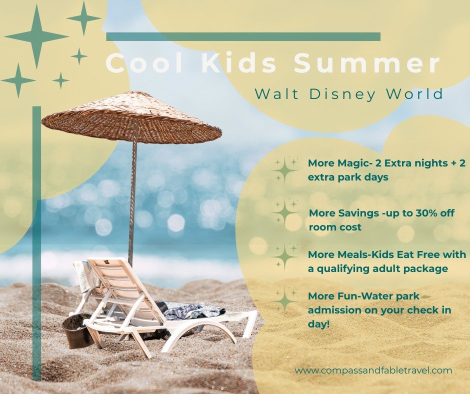 🏰 The "Best Summer Ever" Starts Here! 🏰

Ready to see their faces light up? 

Disney&rsquo;s Cool Kids&rsquo; Summer is officially back, and it&rsquo;s bigger than ever! From May 26 through September 8, we&rsquo;re helping you turn "