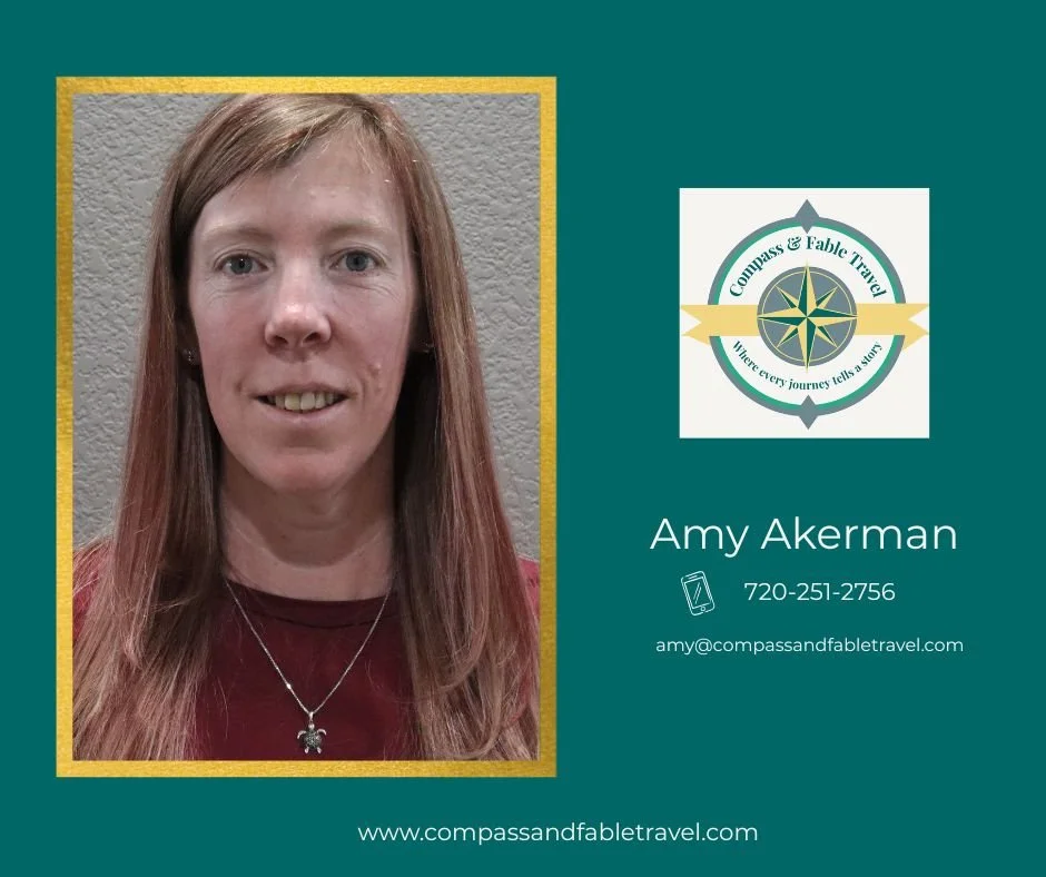 🌟 Meet Amy &ndash; Compass and Fable Travel Advisor 🌟

We're thrilled to announce the newest addition to our team&mdash;Amy, joining us from the vibrant Denver, Colorado area! As a mom of three, master of busy family schedules, and true adventure-s