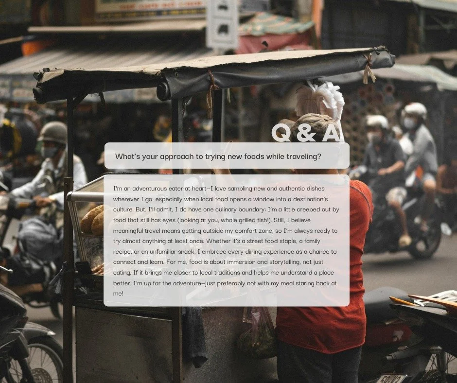 ✨ Rethinking Food Discovery While Traveling ✨
Why follow the crowd to the same old &ldquo;must-eat&rdquo; spots? Flip the script and turn your meals into stories worth telling&mdash;with local flavor that runs deeper than any top 10 list.

🥘 Eat wit