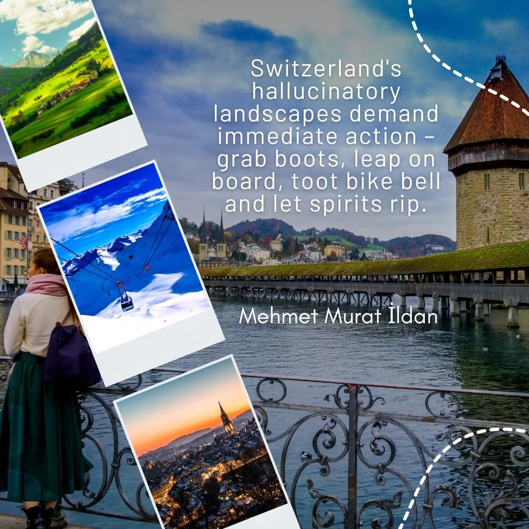 Switzerland&rsquo;s landscape doesn&rsquo;t just ask for adventure&mdash;it demands it. 🚠🏞️
Imagine gliding between jagged peaks by train, hiking beside turquoise lakes, and finishing your day with chocolate (and a story to tell). Whether you&rsquo