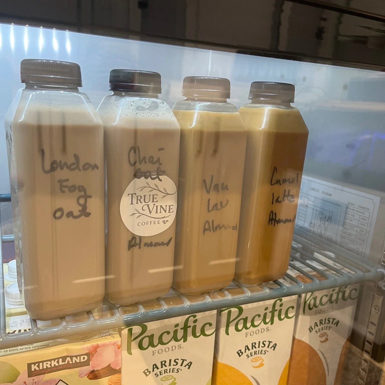 We&rsquo;ve been testing some bottled drinks behind the scenes and would love some feedback.

Which one would you grab first?

Vanilla latte
Caramel latte
Mocha
Chai
London fog
Matcha