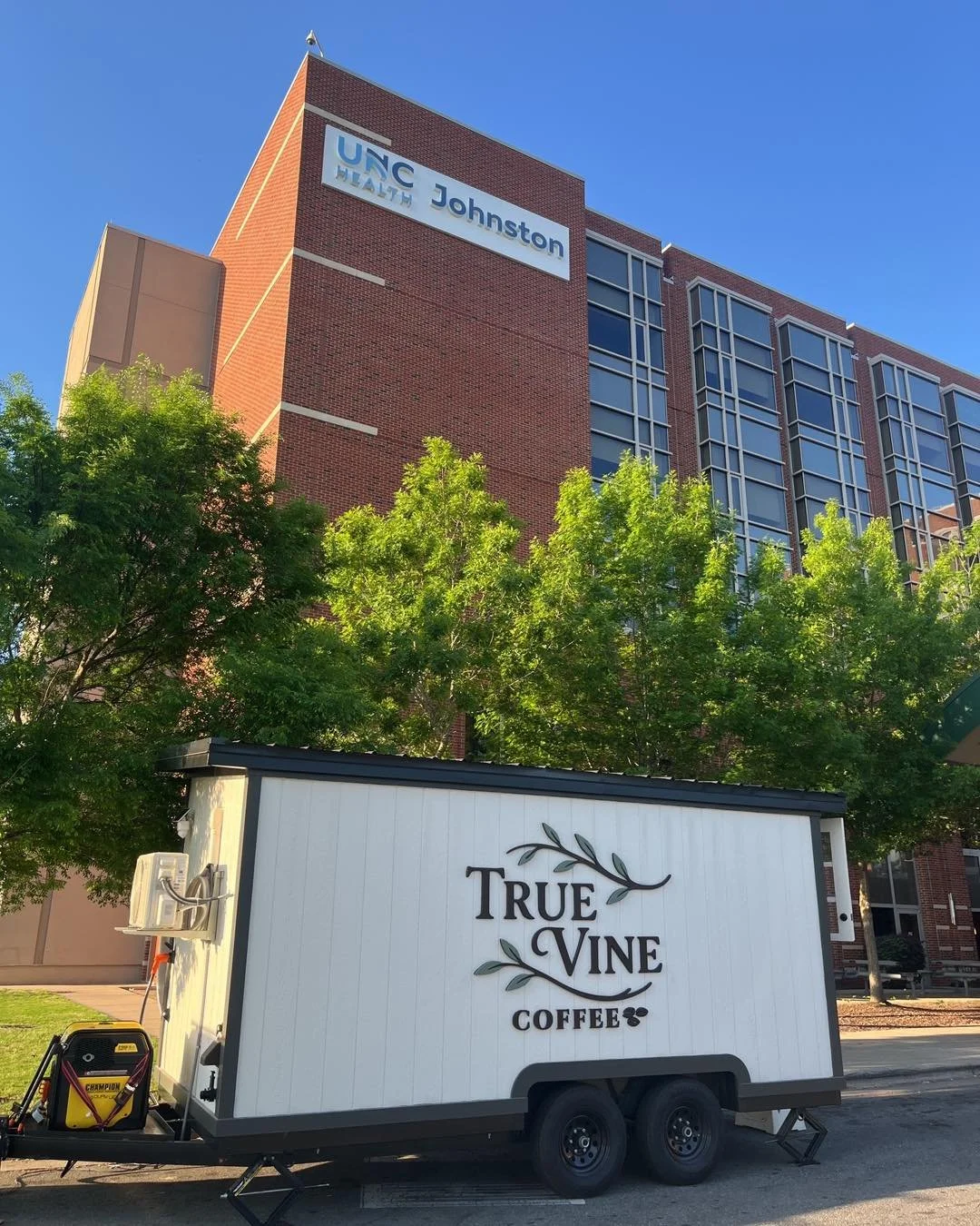 Out today at UNC hospital in Smithfield. Stop by and have a coffee and some awesome baked goods.

So far it&rsquo;s been wonderful serving the Doctors, Nurses, Staff and visitors!