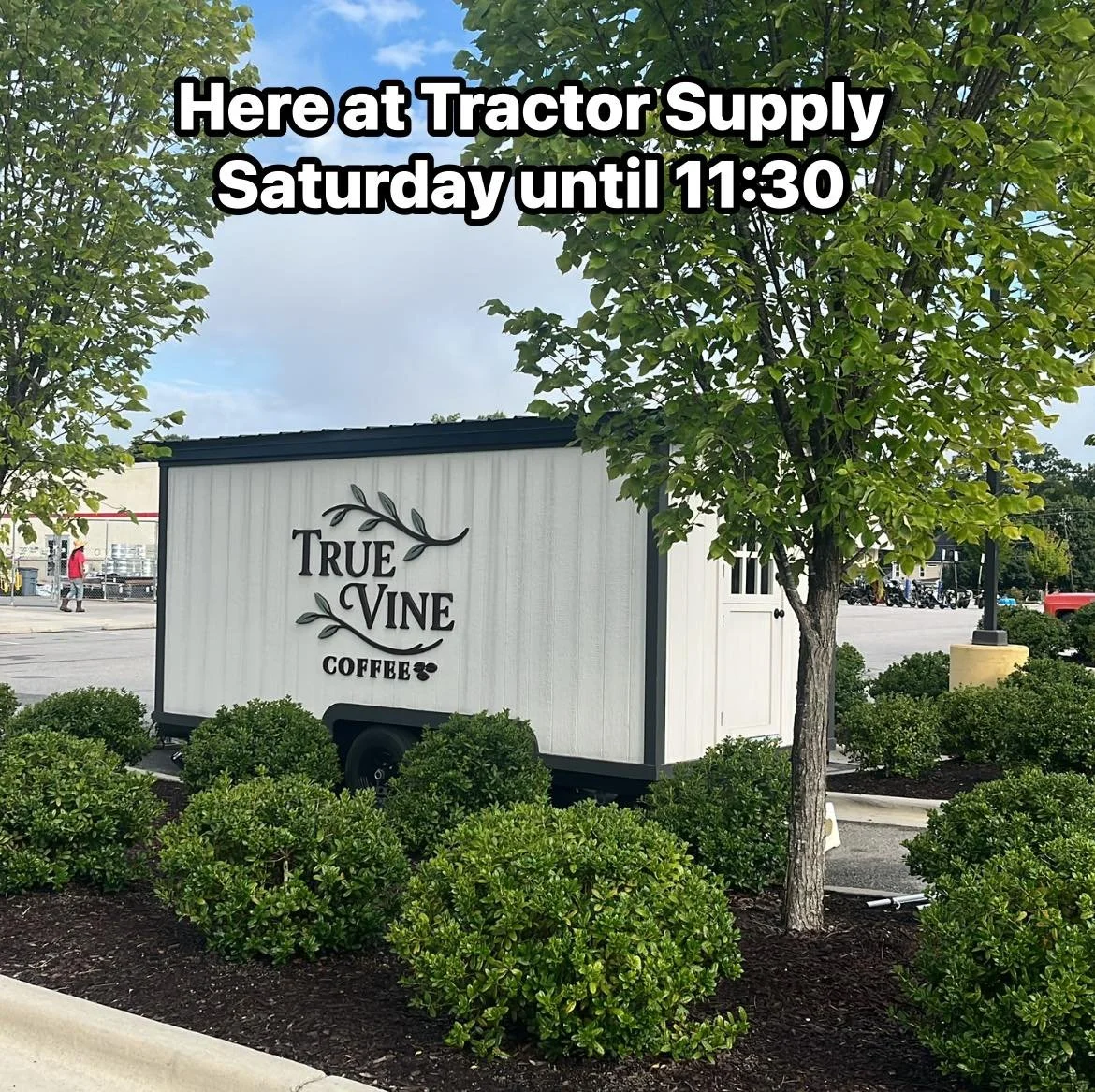 At tractor supply on veterans parkway Saturday until 11:30am