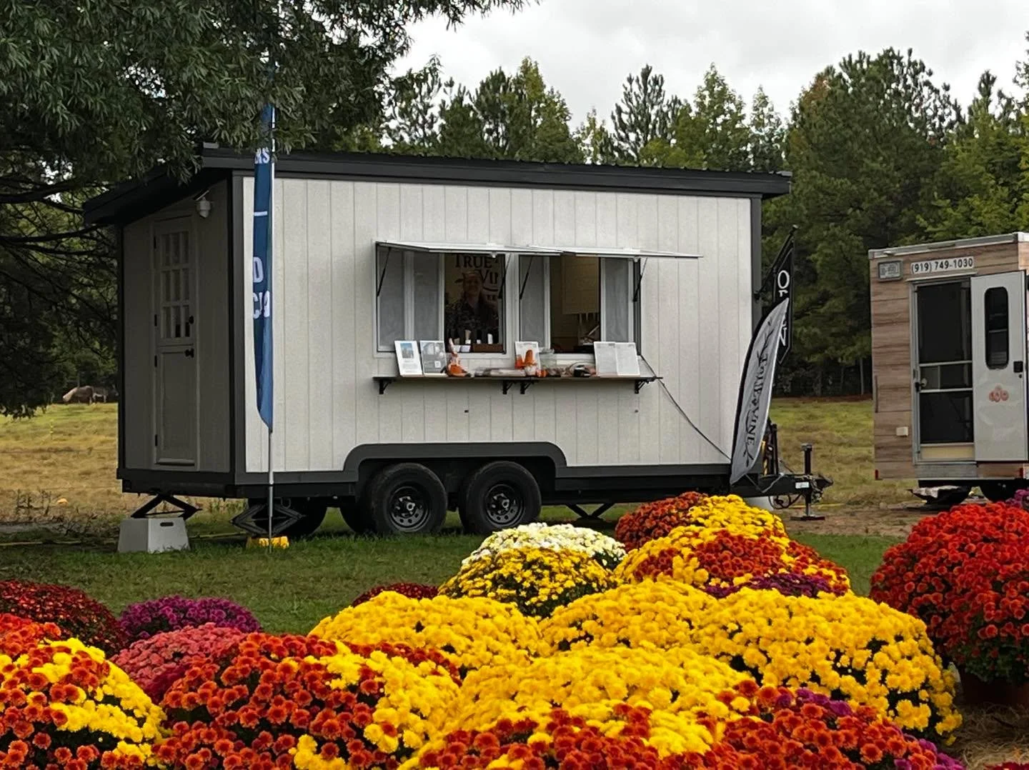 At Pope Farms - Knightdale today for their fall festival. Stop on by and pick up a warm latte, matcha or cider.