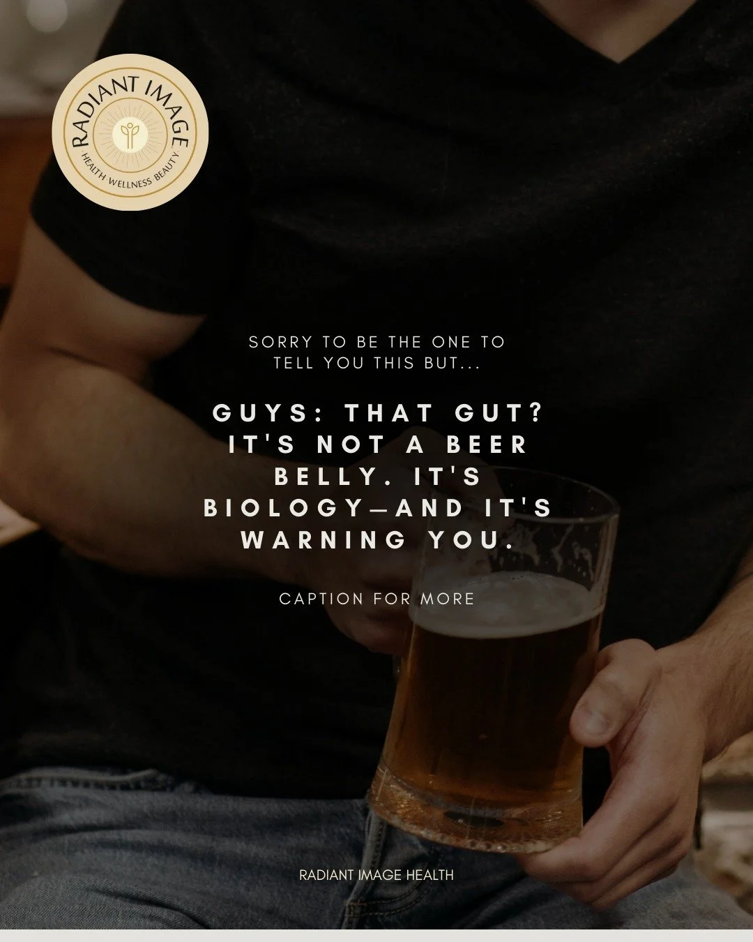 Most men joke about the &ldquo;dad bod,&rdquo; or blame beer for the belly hanging over their jeans.

But here&rsquo;s the plot twist:
That abdominal fat has far more to do with cardiometabolic changes than it does with your weekend habits.

For