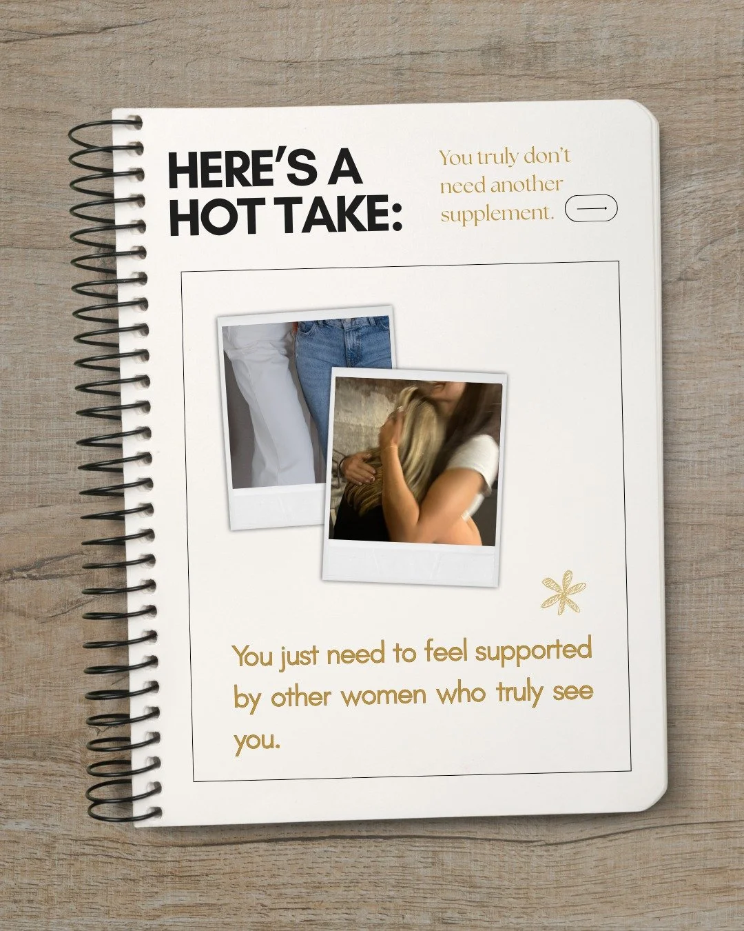 We don&rsquo;t usually think of friendship as metabolic support, but your body does.

When women experience genuine connection, laughter, and emotional safety, the body receives the signal that it downshift from fight or flight to rest and digest.