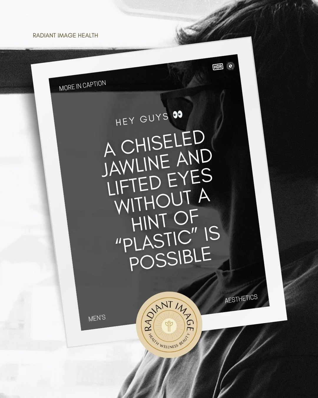 You&rsquo;ve probably seen the photos circulating online of male celebrities whose faces no longer even look like them.
Overdone. Over-filled. Something just looks... off.

Done correctly, modern, masculine-focused aesthetics focuses on:
&bull; S