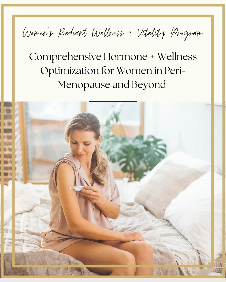Ready to take control of your health and feel vibrant again? 

Perimenopause can bring about a lot of concerning symptoms&mdash;fatigue, mood swings, insomnia, weight gain, and more! But with the right support, you can navigate this transition with