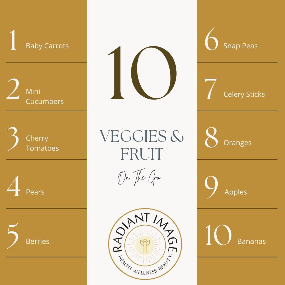 🥦🍓 Veggies &amp; Fruit: Nature&rsquo;s Power Duo 🌱🍊

Packed with vitamins, fiber, and antioxidants, fruits and veggies help boost energy, support immunity, and keep your gut happy. 🧠💪

💡 Aim for a rainbow on your plate &mdash; the more col