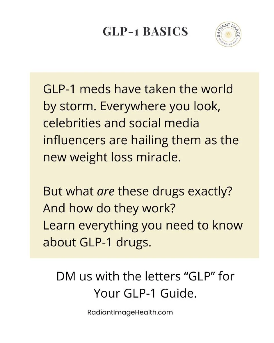 GLP-1: What is it? Why take it? Are there risks?
Grab this free guide and consider a consult with us at RadialntImageHealth.com

DM us with the letters "GLP" for the link to your free guide!