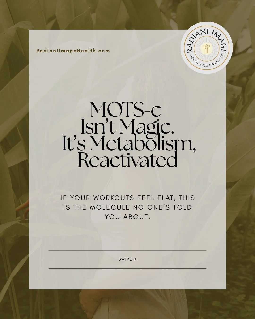 Most workout plateaus aren&rsquo;t about effort.
They&rsquo;re about efficiency.

Because as you age, your mitochondria (the powerhouse of your cells) stop adapting the way they used to.

Your body gets worse at switching between fuel sources.
